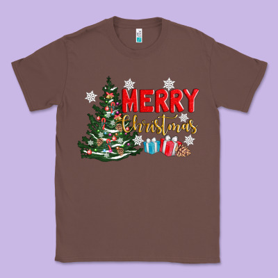 Merry Christmas Tree Classic Tee Designed By Adodesignshop