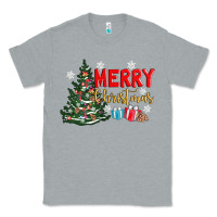 Heather Grey merry christmas tree Classic Tee - AdoDesignShop