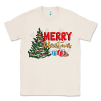 Natural merry christmas tree Classic Tee - AdoDesignShop