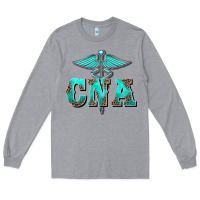 Heather Grey western nurse certified nurse assistant medilcal symbol Long Sleeve Tee - BarkalooDesign
