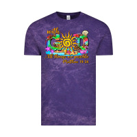 Cloud Purple with god all things are possible summer Vintage Tee - AdoDesignShop