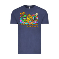 Vintage Denim with god all things are possible summer Vintage Tee - AdoDesignShop
