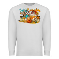 Dove Grey Cutest Pumpkin In The Patch Premium Sweatshirt - LillyAllenDesigns