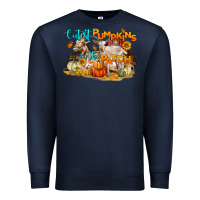 Navy Cutest Pumpkin In The Patch Premium Sweatshirt - LillyAllenDesigns