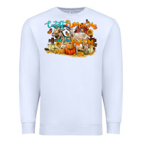 White Cutest Pumpkin In The Patch Premium Sweatshirt - LillyAllenDesigns