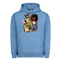 Pigment Pebble Blue juneteenth justice now Urban Hoodie - CowGirlArtShop