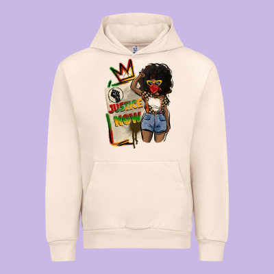 Juneteenth Justice Now Urban Hoodie Designed By Cowgirlartshop