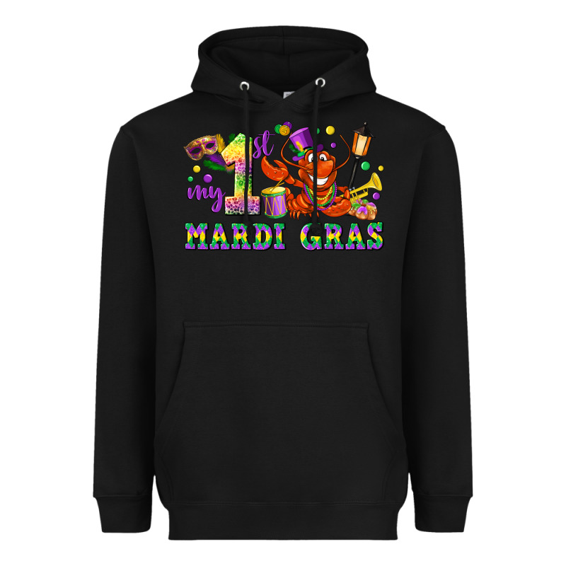 My First Mardi Gras Heavyweight Hoodie by LillyAllenDesigns | Teevron