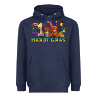 Navy my first mardi gras Heavyweight Hoodie - LillyAllenDesigns