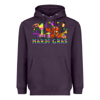 Plum my first mardi gras Heavyweight Hoodie - LillyAllenDesigns
