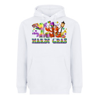 White my first mardi gras Heavyweight Hoodie - LillyAllenDesigns