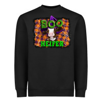 Black Boo heifer halloween Heavyweight Sweatshirt - Artiststas