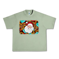 Oil Green santa background Urban Heavy Tee - JahusDesignShop