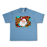 Pebble Blue santa background Urban Heavy Tee - JahusDesignShop