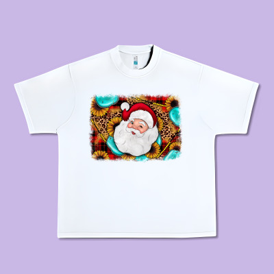 Santa Background Urban Heavy Tee Designed By Jahusdesignshop