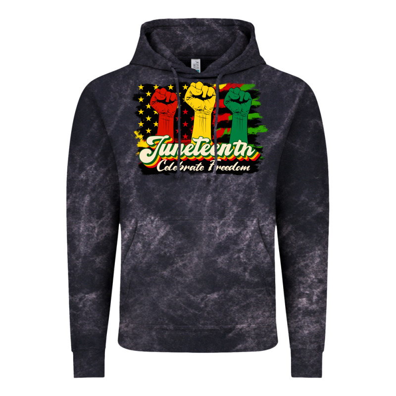 Juneteenth Celebrate Freedom Vintage Hoodie by HRA Design Shop | Teevron
