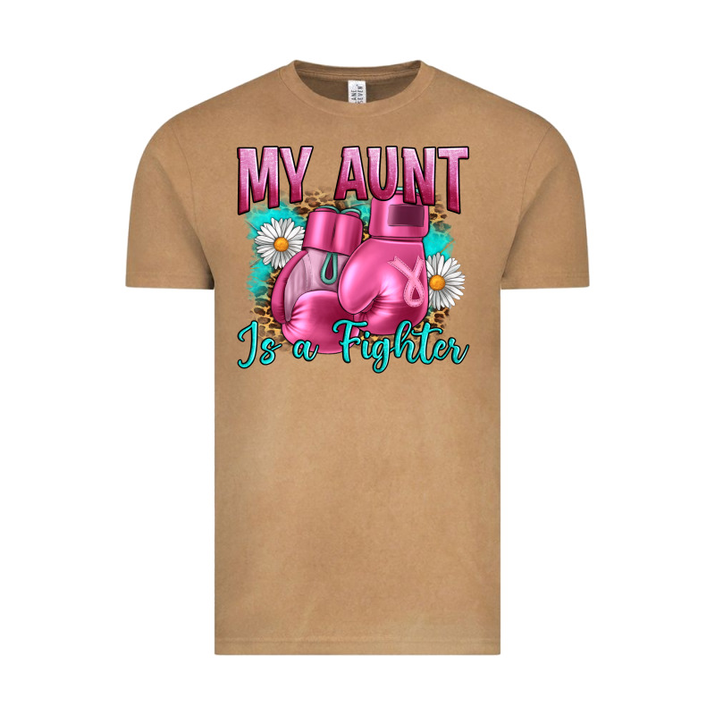 Breast Cancer My Aunt İs A Fighter Vintage Tee by Artiststas | Teevron