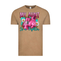 Vintage Coffee Breast Cancer My Aunt İs A Fighter Vintage Tee - Artiststas