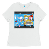 White they see me rollin they waitin Ladies Tee - MaliasSmallBusiness