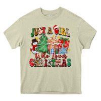 Mossy just a girl who loves christmas Heavy Core Tee - Zillion Design Studio