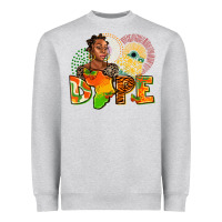 Heather Grey dope juneteenth Heavyweight Sweatshirt - AdoDesignShop