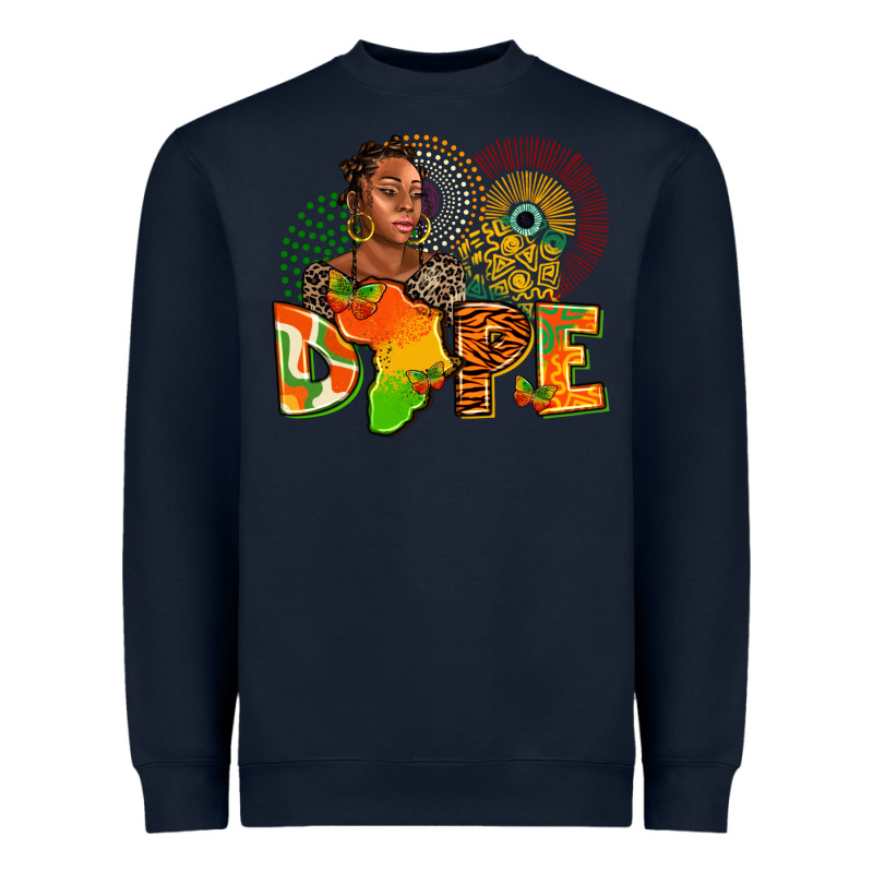 Dope Juneteenth Heavyweight Sweatshirt by AdoDesignShop | Teevron