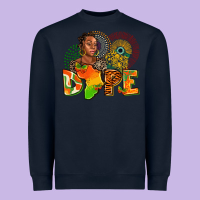 Dope Juneteenth Heavyweight Sweatshirt Designed By Adodesignshop