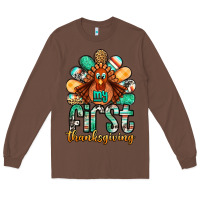 Chestnut my first thanksgiving turkey Long Sleeve Tee - Jasminsmagicworld