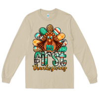 Mushroom my first thanksgiving turkey Long Sleeve Tee - Jasminsmagicworld