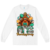 White my first thanksgiving turkey Long Sleeve Tee - Jasminsmagicworld