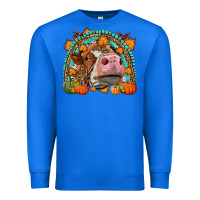 True Royal Fall Cow Rainbow Premium Sweatshirt - LillyAllenDesigns