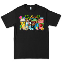 Black summer teacher coffee cups Premium Tee - Zillion Design Studio