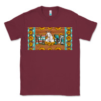 Burgundy mom goat sunflowers license plate Classic Tee - Artiststas