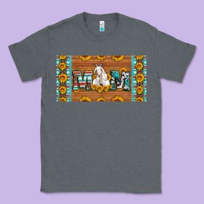 Mom Goat Sunflowers License Plate Classic Tee Designed By Artiststas