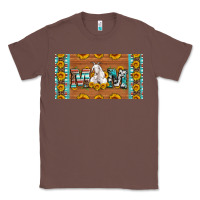 Chestnut mom goat sunflowers license plate Classic Tee - Artiststas