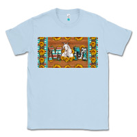 Dusty Blue mom goat sunflowers license plate Classic Tee - Artiststas