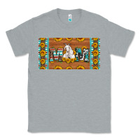 Heather Grey mom goat sunflowers license plate Classic Tee - Artiststas