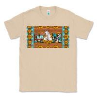 Mushroom mom goat sunflowers license plate Classic Tee - Artiststas