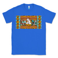 True Royal mom goat sunflowers license plate Classic Tee - Artiststas