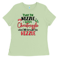 Matcha twas the nizzle  before christmizzle Ladies Tee - MaliasSmallBusiness
