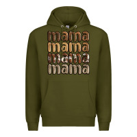 Army Green faux sequins mama Premium Hoodie - JahusDesignShop
