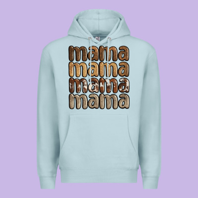 Faux Sequins Mama Premium Hoodie Designed By Jahusdesignshop