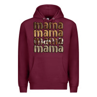 Burgundy faux sequins mama Premium Hoodie - JahusDesignShop