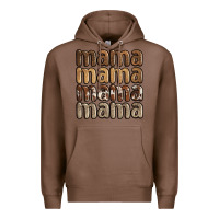 Chestnut faux sequins mama Premium Hoodie - JahusDesignShop