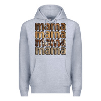 Heather Grey faux sequins mama Premium Hoodie - JahusDesignShop