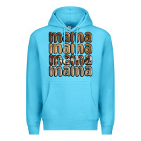 Ocean Blue faux sequins mama Premium Hoodie - JahusDesignShop