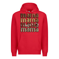Red faux sequins mama Premium Hoodie - JahusDesignShop