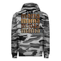 Slate Camo faux sequins mama Premium Hoodie - JahusDesignShop