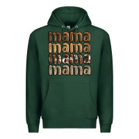 Sports Green faux sequins mama Premium Hoodie - JahusDesignShop