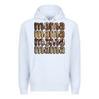 White faux sequins mama Premium Hoodie - JahusDesignShop